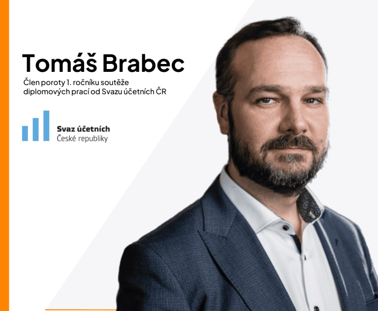 Tomáš Brabec bude součástí odborné poroty 1. ročníku soutěže diplomových prací Svazu účetních ČR