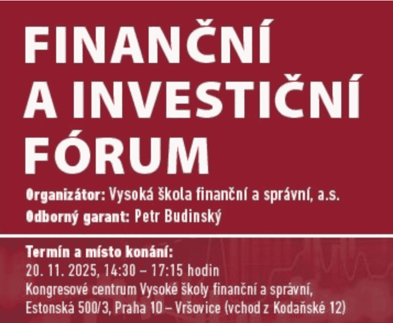 Další Finanční investiční fórum VŠFS 2025 s PKF APOGEO jako hlavním partnerem