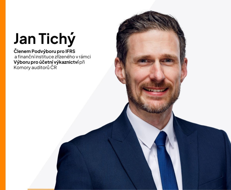 Jan Tichý se stal členem Podvýboru pro IFRS a finanční instituce