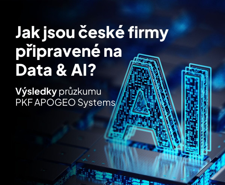 Jak jsou české firmy připravené na Data & AI? Výsledky průzkumu PKF APOGEO Systems